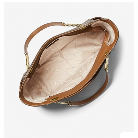 Michael Kors Jet Set Travel Large Chain Shoulder Tote - Picture 5 of 7